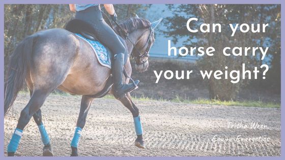 can your horse carry your weight